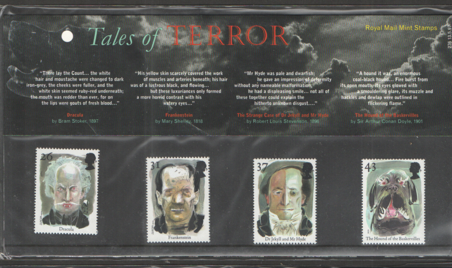 (image for) 1997 Tales Of Terror Royal Mail Presentation Pack 276 - Click Image to Close